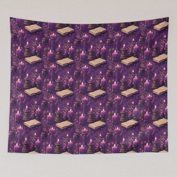 Item preview, Magic Purple Mystical Spellbook Patch Design designed and sold by ElLocoMus.