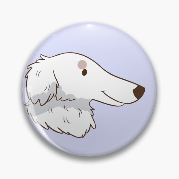 Item preview, Cute Borzoi dog face designed and sold by Yaragold.