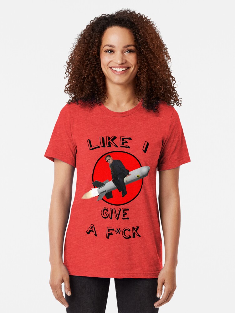 Alternate view of Little Rocket Man Tri-blend T-Shirt