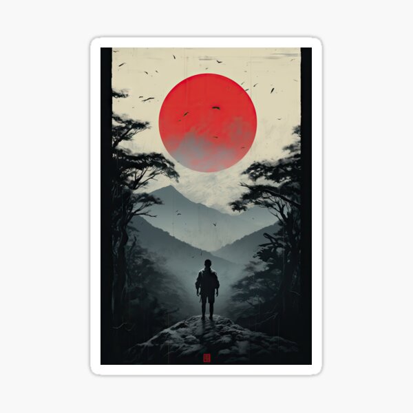 Item preview, Retro Japanese Poster Art - Mount Fuji Inspired designed and sold by AeonAcademy.