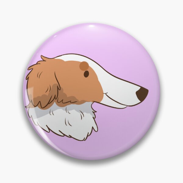 Item preview, Cute Borzoi dog face designed and sold by Yaragold.
