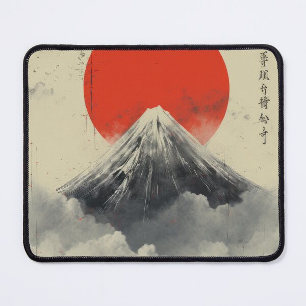Item preview, Retro Japanese Poster Art - Mount Fuji Inspired designed and sold by AeonAcademy.