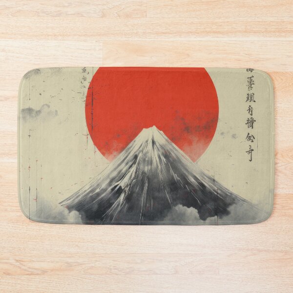 Item preview, Retro Japanese Poster Art - Mount Fuji Inspired designed and sold by AeonAcademy.