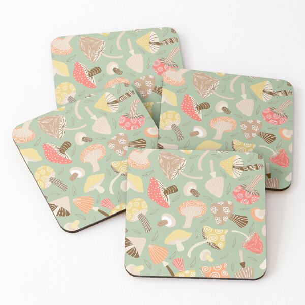 Item preview, Modern Mushroom Toadstool pattern designed and sold by Nicola-Rowe.