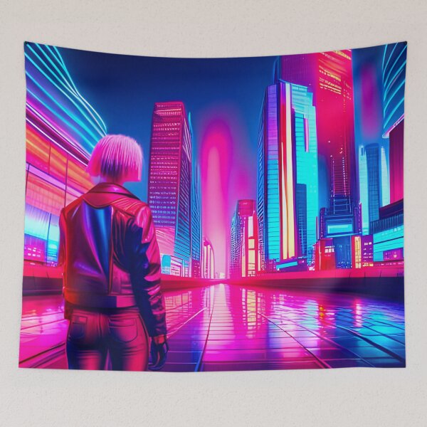 Item preview, Stranger In A Cyber City designed and sold by Ink Art Design.