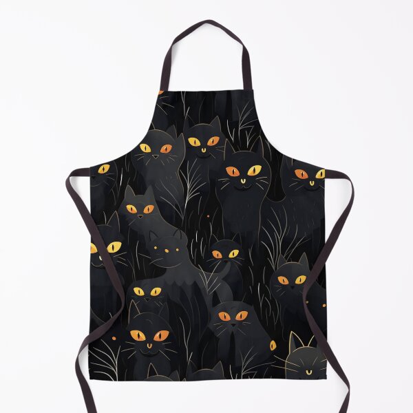 Item preview, Enchanting Black Cat Graphics: Perfect for Spooky Halloween Designs!, Seamless designed and sold by zerocrystal.