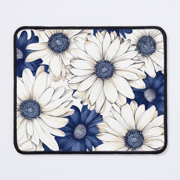 Item preview, Blue ‘n’ Cream Gerberas designed and sold by NikFoxx.