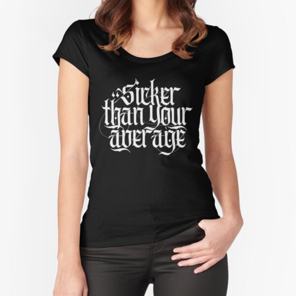 Sicker Than Your Average - Biggie Smalls Fitted Scoop T-Shirt