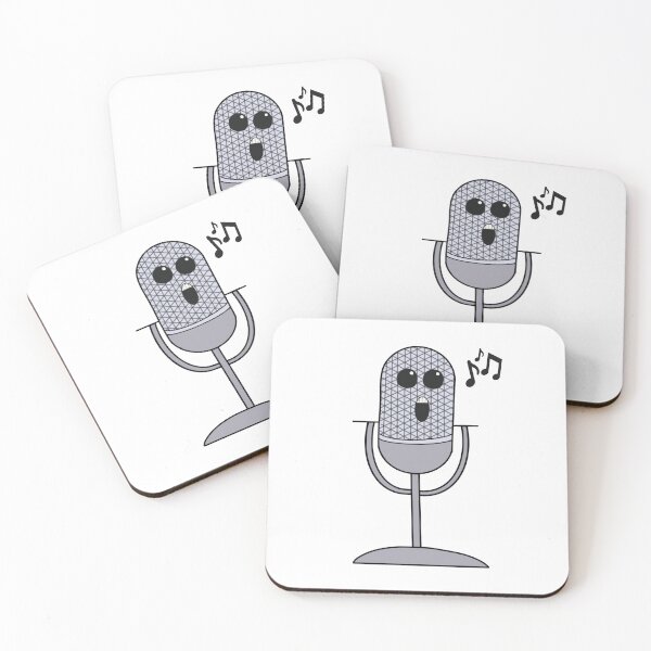 Item preview, Kawaii Microphone sings designed and sold by Bizzybeebolly.