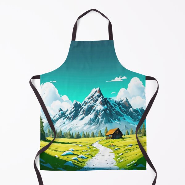 Item preview, Small Mountain House at the end of a pathway in the Mountains. designed and sold by MikeSpence.