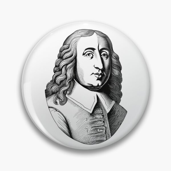 Item preview, Portrait of Blaise Pascal French mathematician designed and sold by NTGUILTY.