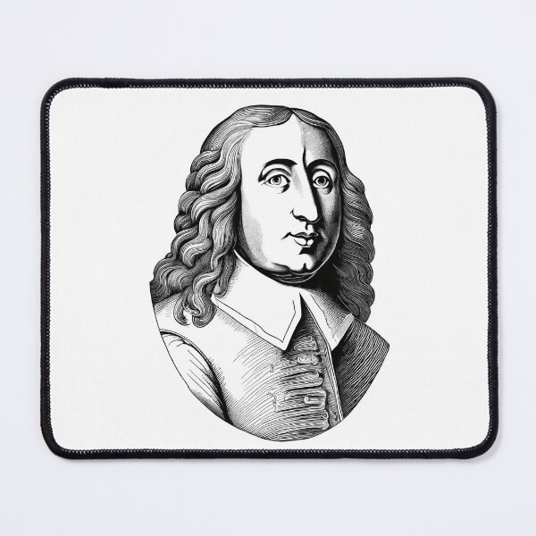 Item preview, Portrait of Blaise Pascal French mathematician designed and sold by NTGUILTY.