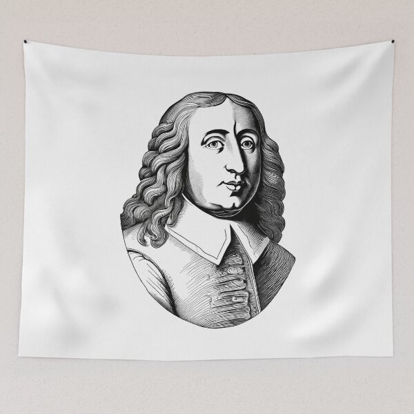 Item preview, Portrait of Blaise Pascal French mathematician designed and sold by NTGUILTY.
