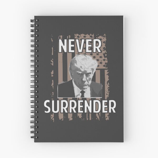 Item preview, Trump never surrender mug shot designed and sold by Colorfulman.