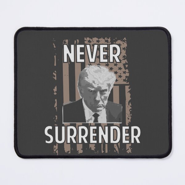 Item preview, Trump never surrender mug shot designed and sold by Colorfulman.