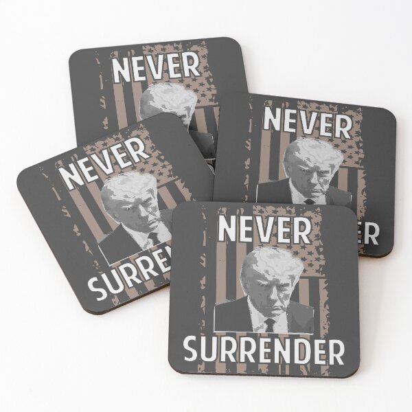 Item preview, Trump never surrender mug shot designed and sold by Colorfulman.