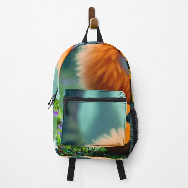 Item preview, Fluffy orange ball playing the guitar in the forest designed and sold by MikeSpence.