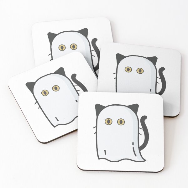 Item preview, Catoween Cat Ghost - Cute Halloween designed and sold by humnoo.