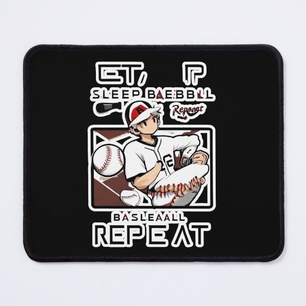 Item preview, Eat Sleep Baseball Repeat Baseball Player Funny Baseball designed and sold by Kuki-shop.