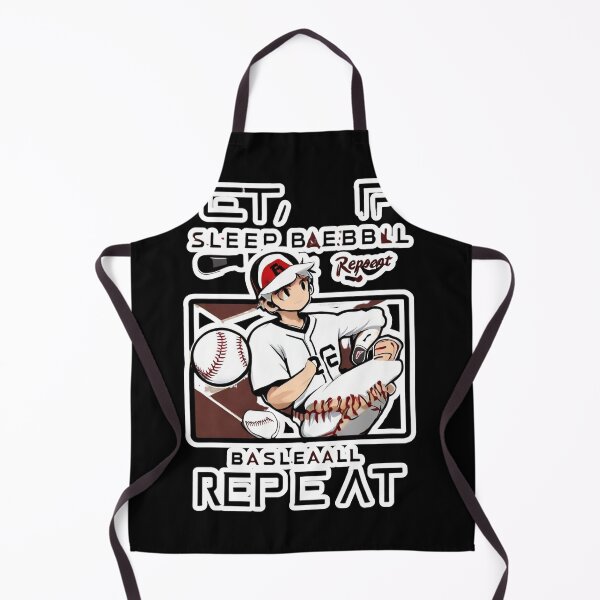 Item preview, Eat Sleep Baseball Repeat Baseball Player Funny Baseball designed and sold by Kuki-shop.