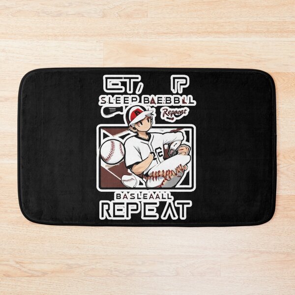 Item preview, Eat Sleep Baseball Repeat Baseball Player Funny Baseball designed and sold by Kuki-shop.