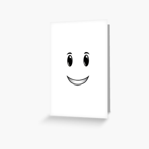 roblox man face Greeting Card for Sale by DOPANDA .