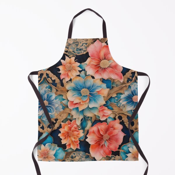 Item preview, Flora pattern (ai generated image) designed and sold by Roninlibra.