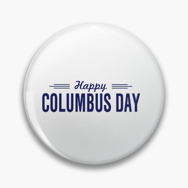 Item preview, Happy Columbus day  designed and sold by The Happiness Market .