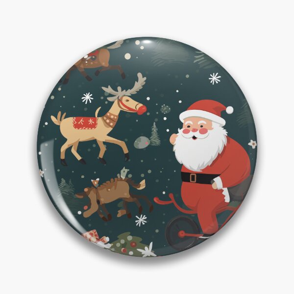 Item preview, Santa Claus & Reindeer christmas pattern3, Seamless designed and sold by zerocrystal.