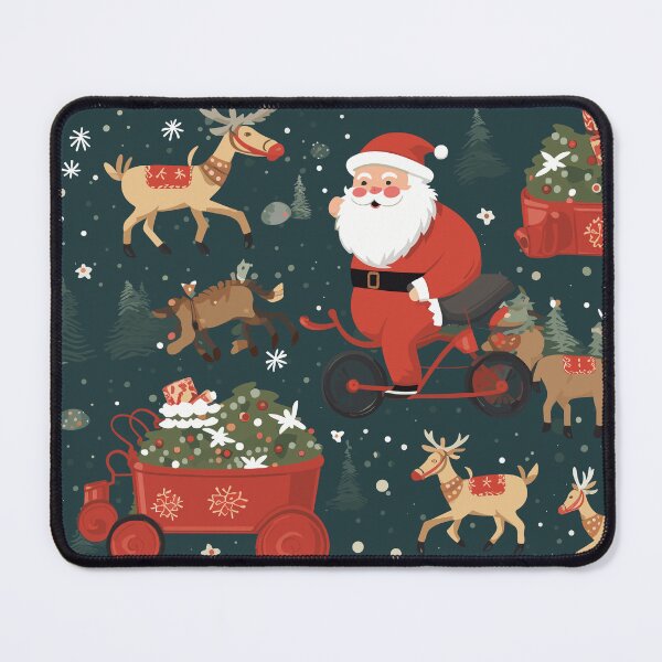 Item preview, Santa Claus & Reindeer christmas pattern3, Seamless designed and sold by zerocrystal.