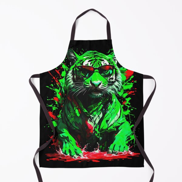 Artikelvorschau, Tiger-Farbspritzer mit Sonnenbrille entworfen und verkauft von MindWave THC.