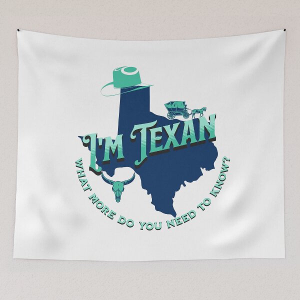 Item preview, I'm Texan v1 Teal designed and sold by WarFX Designs.