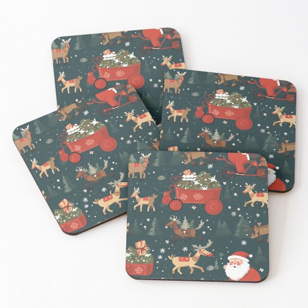 Item preview, Santa Claus & Reindeer christmas pattern3, Seamless designed and sold by zerocrystal.