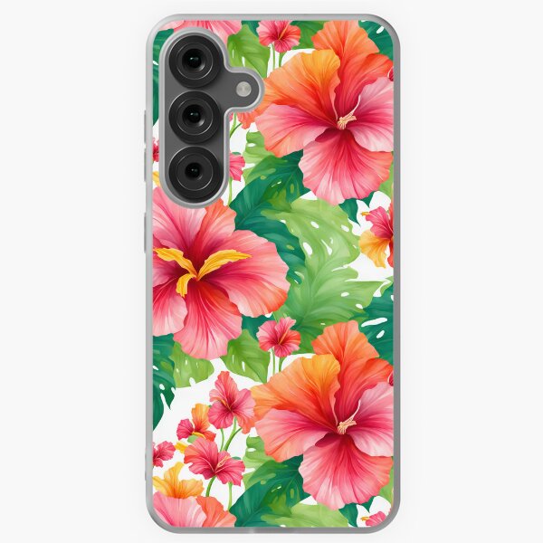 Item preview, Fleur tropicale d'hibiscus aquarelle - motif floral designed and sold by PuralunaCreate.