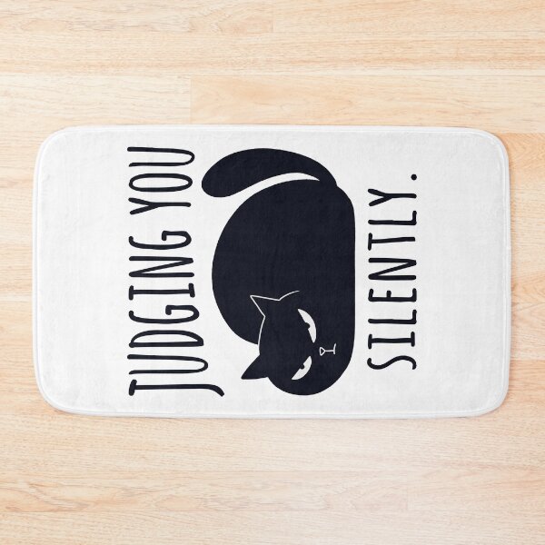 Item preview, Funny black cat is judging you silently designed and sold by HandicraftArt.