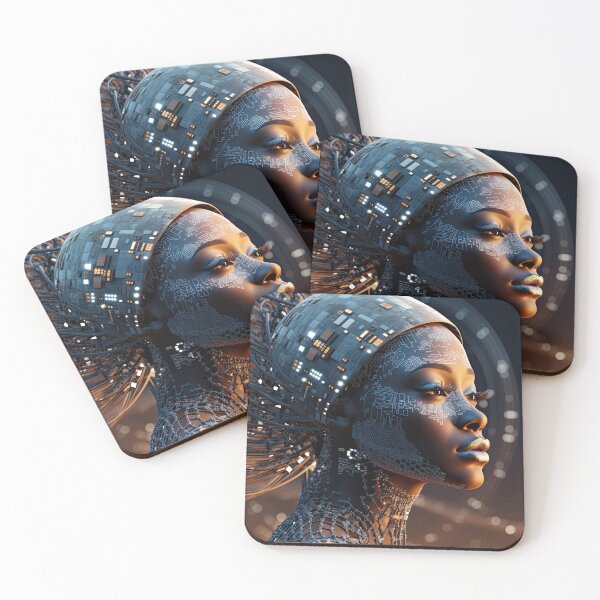 Item preview, Afrofuturist Technology Goddess 2 designed and sold by BOYWANDER67.