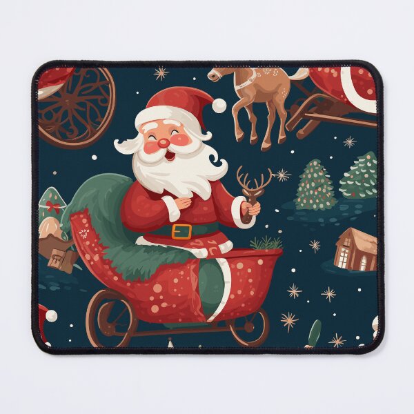 Item preview, Santa Claus & Reindeer christmas pattern2, Seamless designed and sold by zerocrystal.