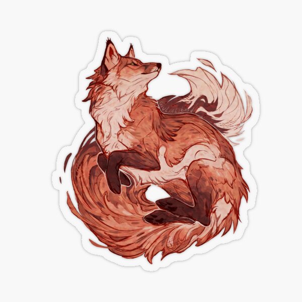 Item preview, Red fox 2018 redraw  designed and sold by Giulialibard.