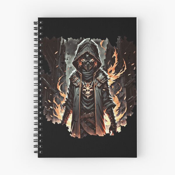 Item preview, An image of a hooded fiery demon designed and sold by FlowerandDesing.