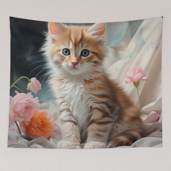 Item preview, Cute Ginger Kitten 3 designed and sold by Art by Lilia.
