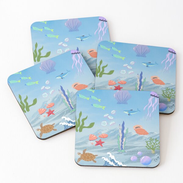 Item preview, Aquatic Life Pattern designed and sold by Anannya  Mondal.