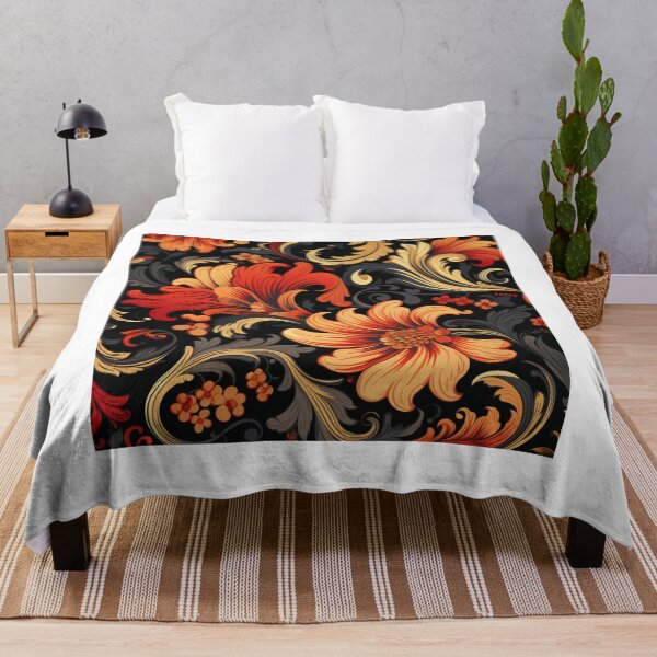 Item preview, Abstraction antic floral pattern designed and sold by SmileshareShop.