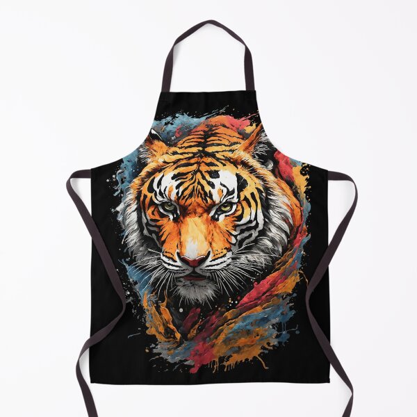 Artikelvorschau, Tiger-Farbspritzer entworfen und verkauft von MindWave THC.