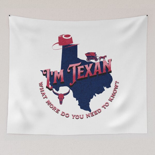 Item preview, I'm Texan v1 Red/Grunge designed and sold by WarFX Designs.