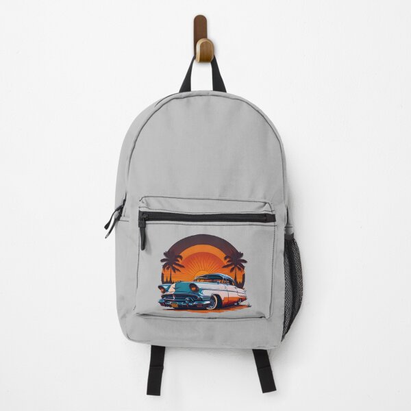Item preview, American classic car in desert at sunset designed and sold by davidbomel-Art.