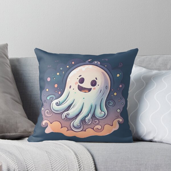 Item preview, Colorful Ghost - Premium Kawaii Design designed and sold by ThePrism.