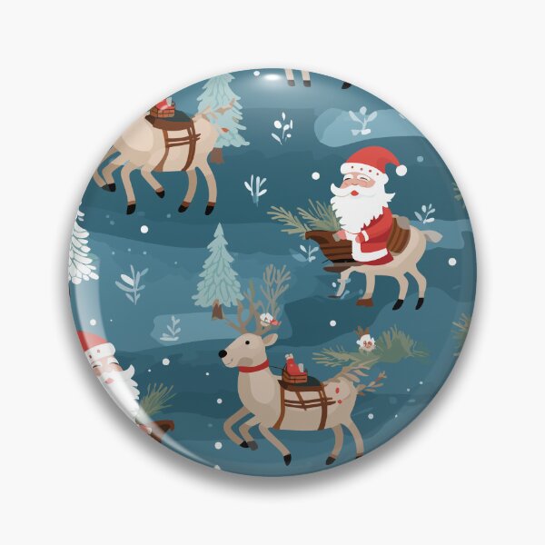 Item preview, Santa Claus & Reindeer christmas pattern1, Seamless designed and sold by zerocrystal.