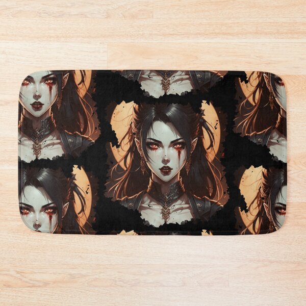 Item preview, A vampire against the background of the moon designed and sold by FlowerandDesing.