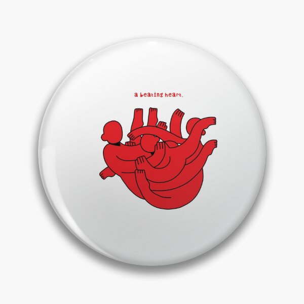 Item preview, a red beating heart designed and sold by AventusCoffee.