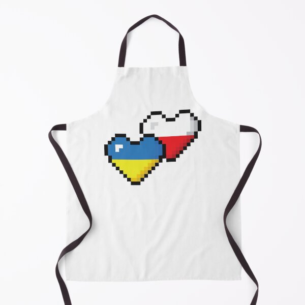Item preview, Ukraine Poland Flag Heart designed and sold by Wander-Wave.